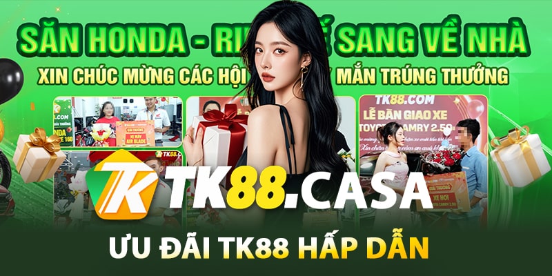 TK88 🎖️ Nhà Cái TK88.COM | Link Truy Cập Mới Nhất 2026 6 Những ưu đãi TK88 hấp dẫn đang hot